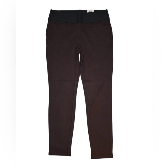 Style & Co. Pants - Style & Co. Ponte Leggings Mid Rise Chocolate Brown Size L